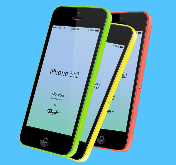 iphone 5 template vector